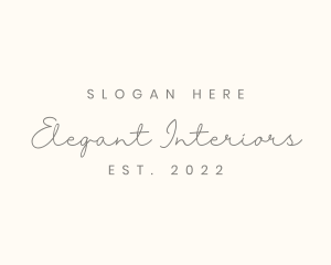 Generic Elegant Cursive logo design