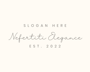 Generic Elegant Cursive logo design