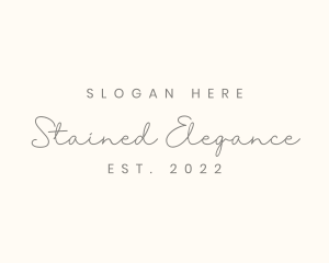 Generic Elegant Cursive logo design