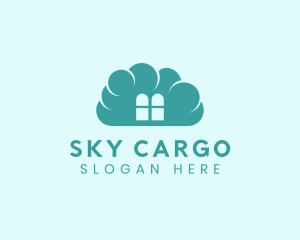 Sky Cloud Window logo design