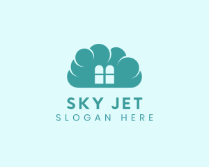 Sky Cloud Window logo design