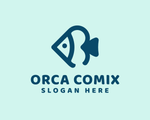 Pet Shop - Ocean Fish Spade logo design