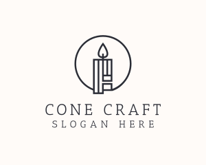 Candlelight Wax Decor logo design