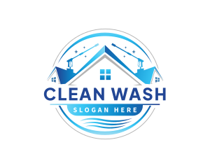 Pressure Wash Cleaning logo design