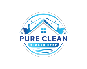 Pressure Wash Cleaning logo design