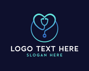 Healthcare - Medical Stethoscope Healthcare logo design