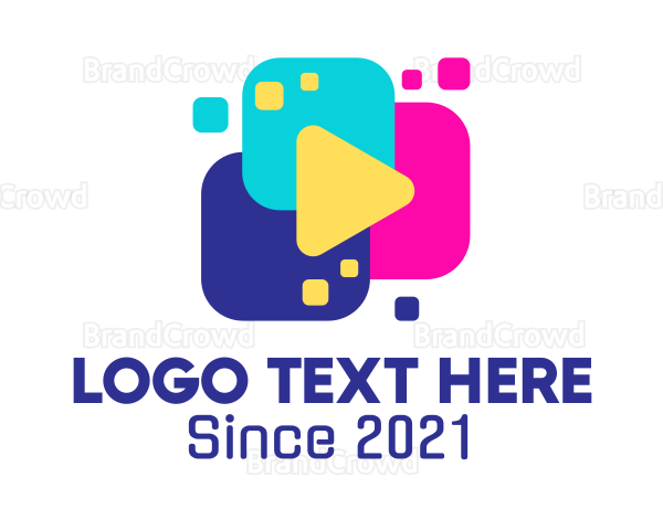 Digital Play Button Logo