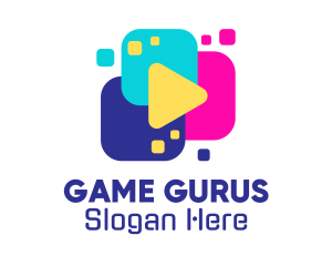 Digital Play Button  Logo