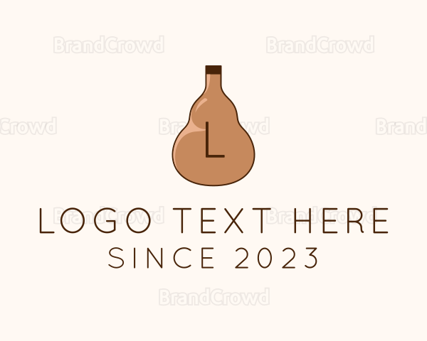 Liquor Rum Bottle Logo