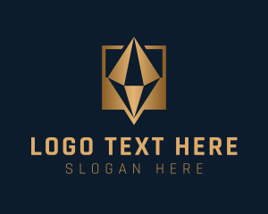 Luxe - Gold Diamond Consultant logo design