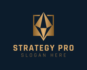 Gold Diamond Consultant logo design