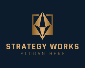 Gold Diamond Consultant logo design