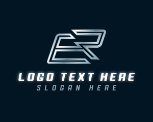 Enterprise - Industrial Tech Sport Letter ER logo design