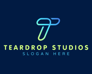 Business Studio Agency Letter T logo design