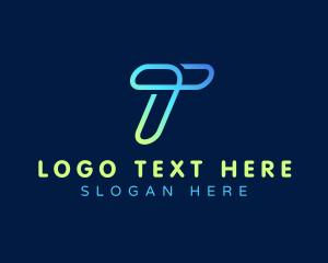 App - Business Studio Agency Letter T logo design