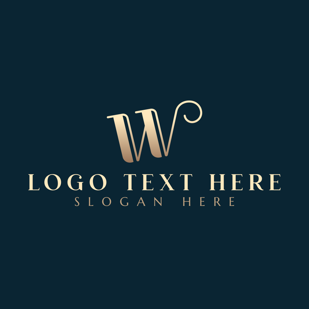 Elegant Antique Decor Letter W Logo | BrandCrowd Logo Maker