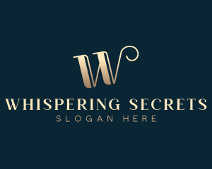 Elegant Antique Letter W logo design