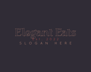 Elegant Business Lettermark logo design