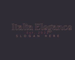 Elegant Business Lettermark logo design