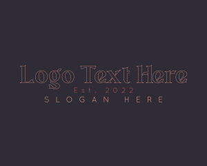 Photographer - Elegant Business Lettermark logo design