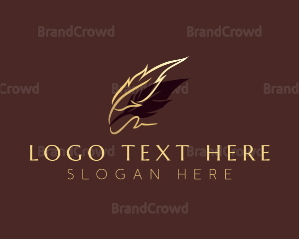 Feather Quill Calligraphy Logo