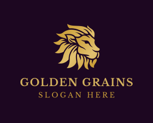 Golden Lion Wildlife logo design