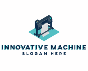 Machine - Large Printer Machine logo design