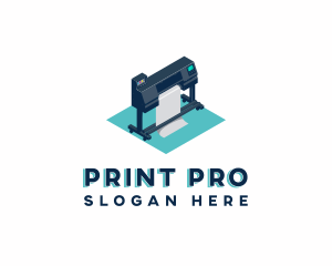 Printer - Large Printer Machine logo design
