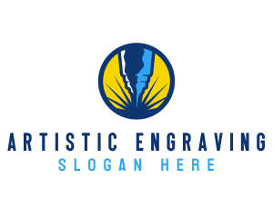 Engraving - Mechanical Engraving Tool logo design