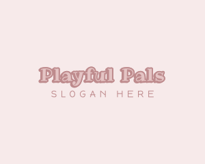 Feminine Playful Business logo design