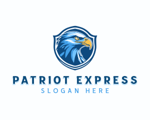 Patriot Eagle Shield logo design