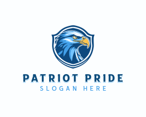 Patriot Eagle Shield logo design