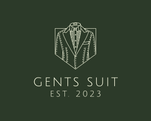 Retro Men Suit logo design