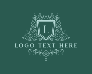 Stylish Floral Vines Logo