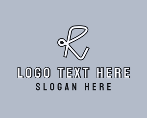 Creative Agency Studio Letter R Logo