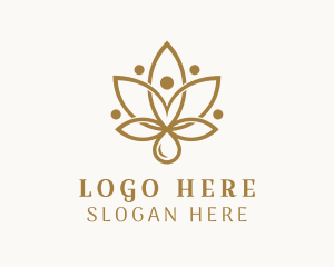 Lotus - Lotus Yoga Wellness Spa logo design