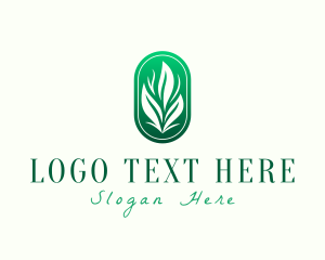 Cafe - Elegant Eco Leaves logo design