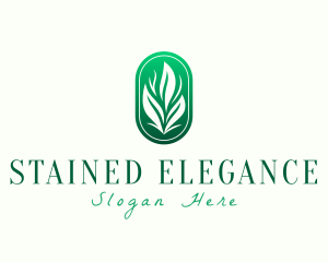 Elegant Eco Leaves logo design