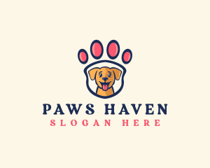 Paw Puppy Vet logo design