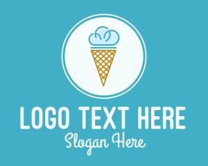 Cloud Ice Cream Logo