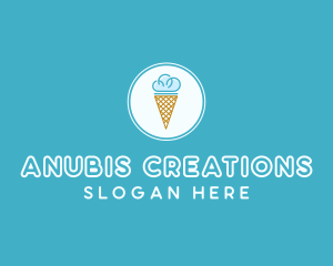 Cloud Ice Cream logo design