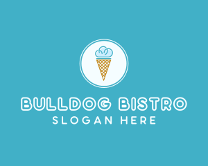 Cloud Ice Cream logo design