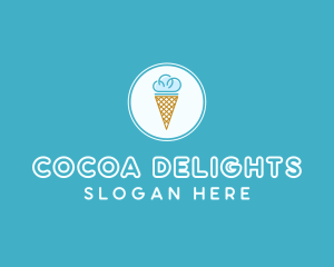 Cloud Ice Cream logo design