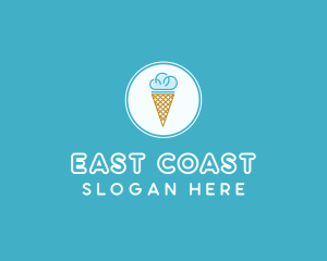 Cloud Ice Cream logo design