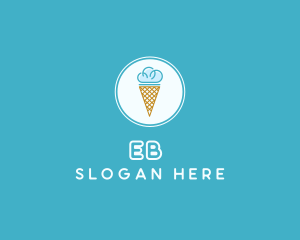 Cloud Ice Cream logo design