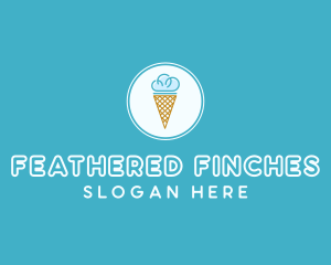 Cloud Ice Cream logo design