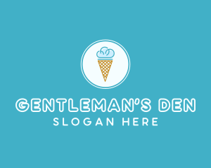 Cloud Ice Cream logo design