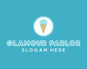 Cloud Ice Cream logo design