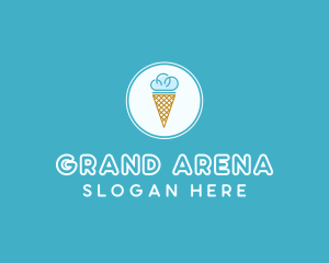 Cloud Ice Cream logo design