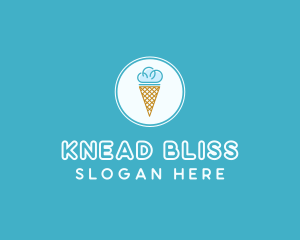 Cloud Ice Cream logo design